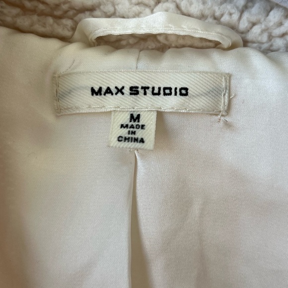 Max Studio teddy bear coat - Picture 2 of 3